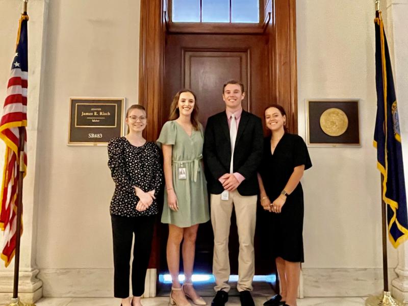 Risch Announces Summer 2022 Interns for Washington, D.C. Office